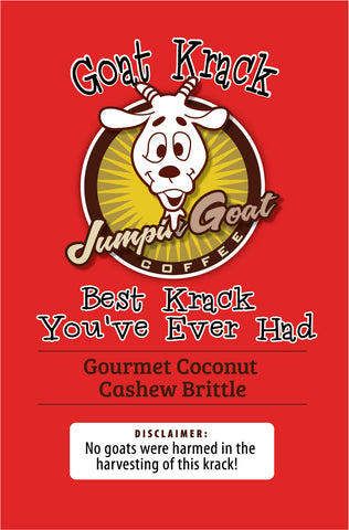 Goat Krack - Gourmet Coconut Cashew Brittle