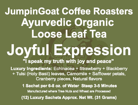 Joyful Expression - Ayurvedic Organic Loose Leaf Tea