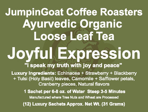 Joyful Expression - Ayurvedic Organic Loose Leaf Tea